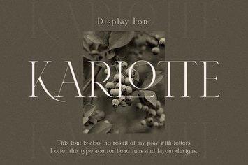 Karlotte - Elegant Serif Font