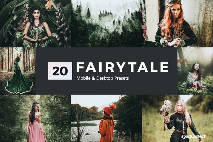 20 Fairytale Lightroom Presets & LUTs
