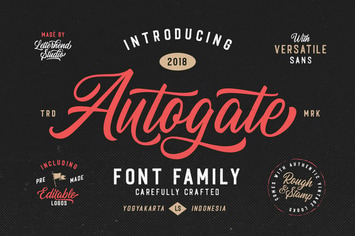 Autogate - Font Duo (+BONUS)