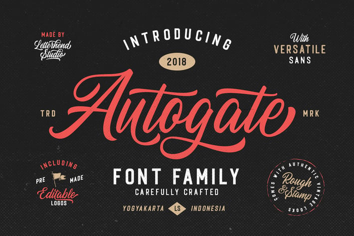 Autogate - Font Duo (+BONUS)