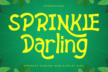 Sprinkle Darling New Display Font
