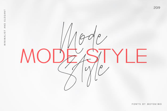 Mode Style - Font Duo
