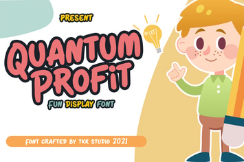 Quantum Profit - Fun Display Font