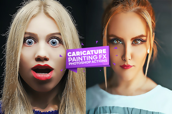 Caricature Photoshop Action