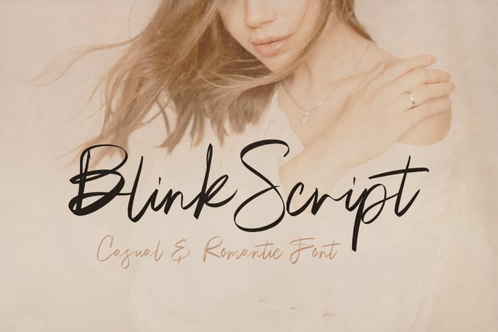 Blink Handwritten Script