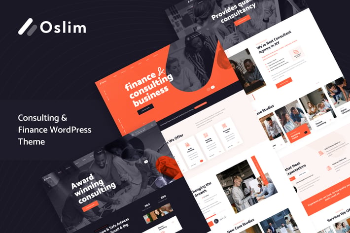 Oslim - Consulting & Finance WordPress Theme