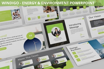 Windigo - Energy & Environment Powerpoint Template