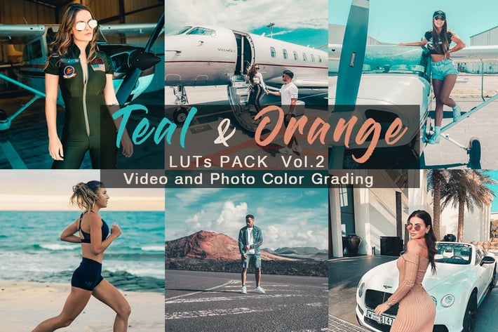 TEAL & ORANGE -  LUTs Pack Vol.2
