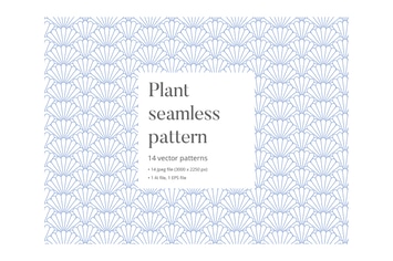 Plant seamless pattern