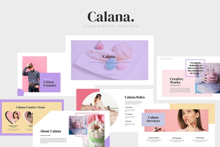 Calana - Cakes Keynote Template