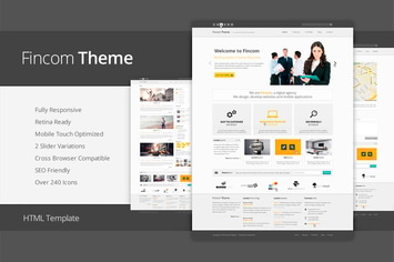Fincom - Responsive HTML Template