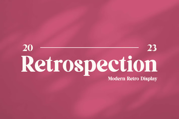 Retrospection Modern Retro Serif Display Font