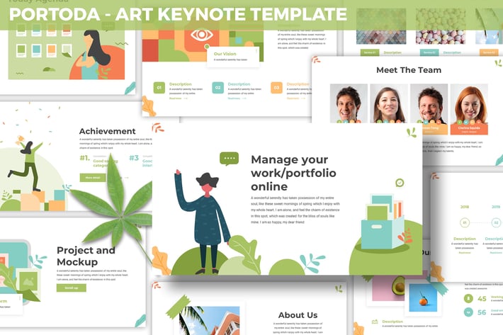Portoda - Art Keynote Template