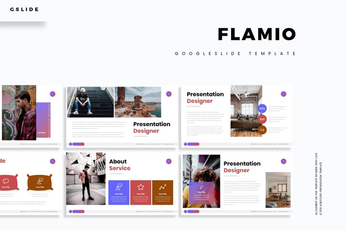 Flamio - Google Slide Template