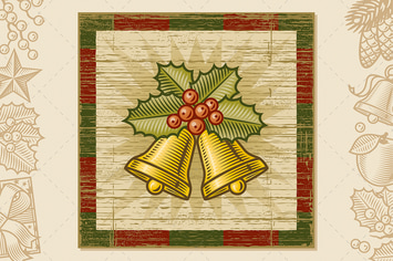 Retro Christmas Bells