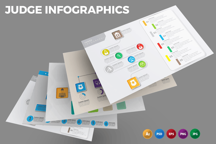Judge – Infographics Design