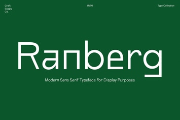 Ranberg - Modern Sans Serif