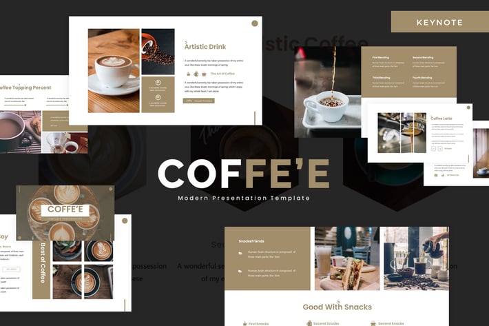 Coffe'e - Keynote Template