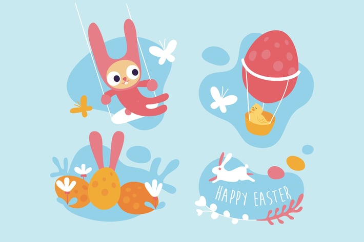 Cartoonish Easter