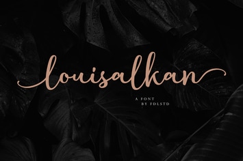 Louisalkan | Handwritten Font