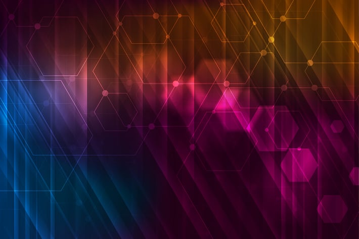 Abstract glowing technology background