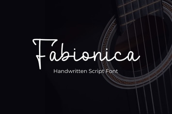 Fabionica - Handwritten Script Font