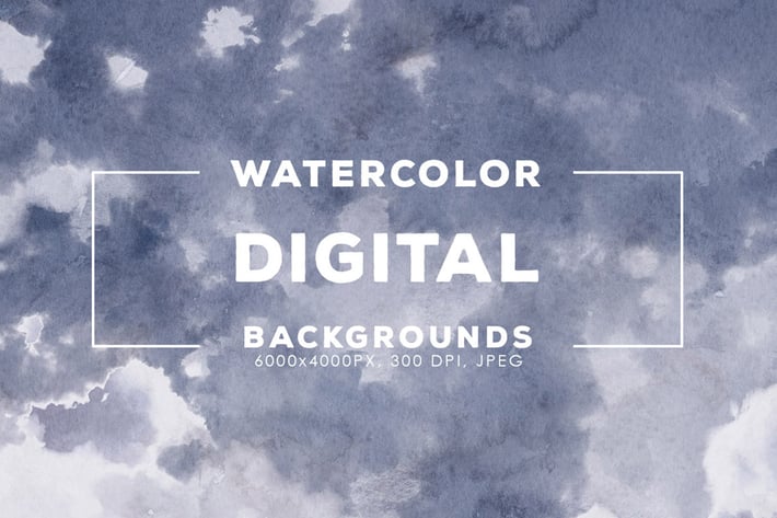 30 Digital Watercolor Backgrounds