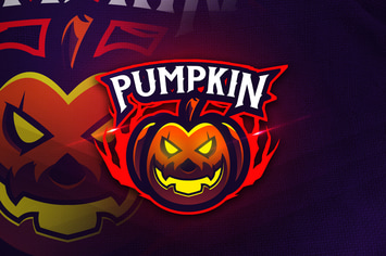Pumpkin Head - Mascot & Esports Logo