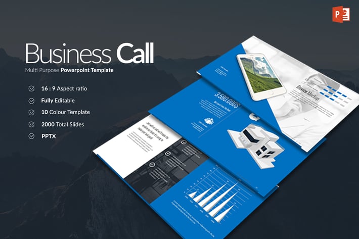 Business Call Powerpoint Presentation 