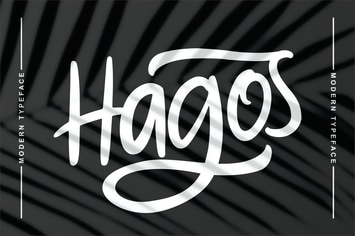 Hagos | Modern Typeface Script