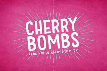 Cherry Bombs Display Font