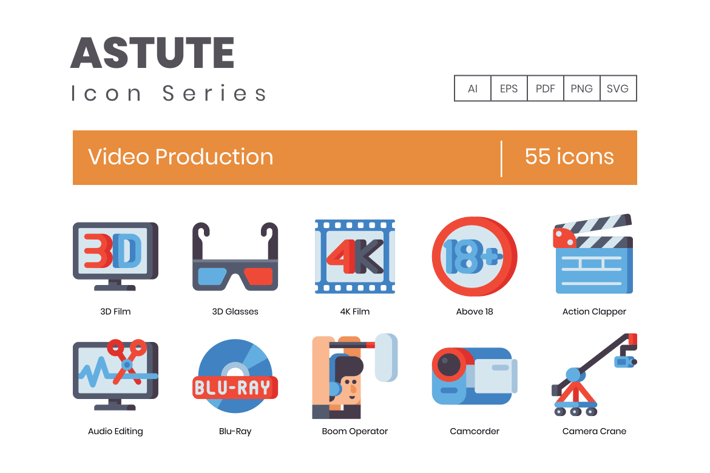 Video Production Icons