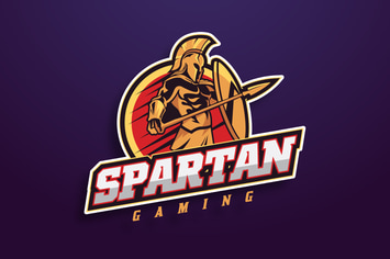 Spartan Warrior Sport And Esport Logo Vector
