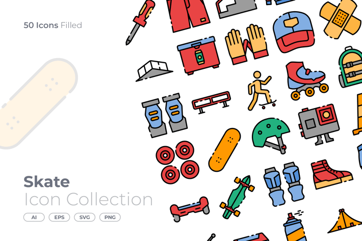 Skate Filled Icon