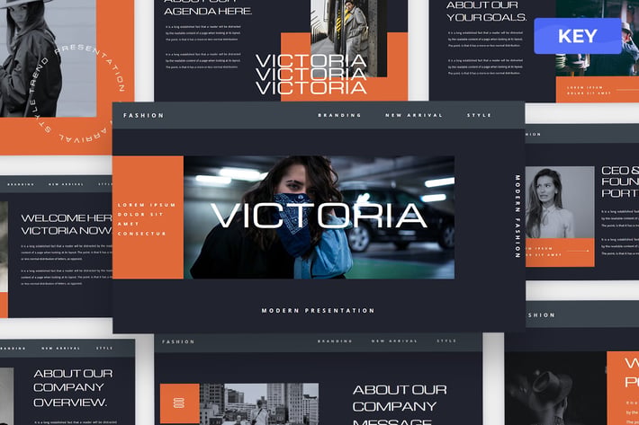 Victoria - Keynote Presentation Template