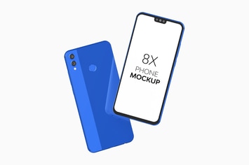 8X Phone Mockup