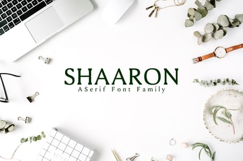 Shaaron A New Serif Font Family