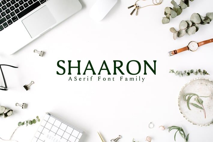 Shaaron A New Serif Font Family