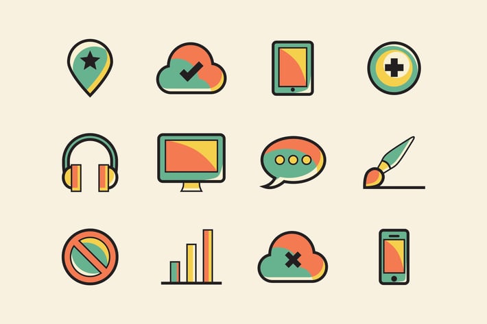 Tricolor Icons