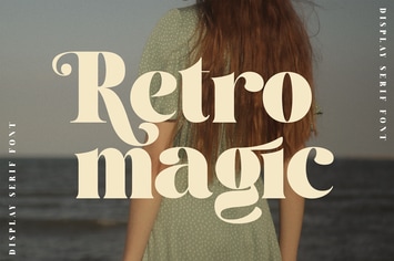 Retro Modern Display Font