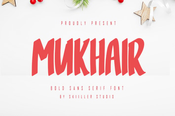 Mukhair - Bold Sans Serif