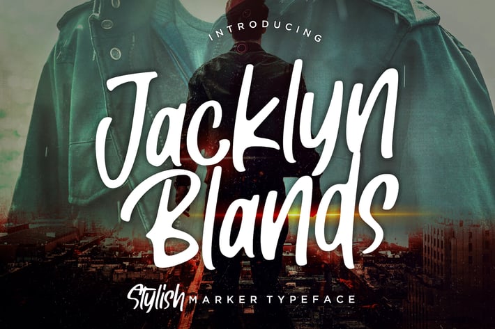 Jacklyn Blands Marker Business Font