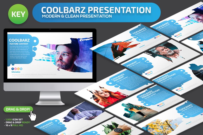 Coolbarz Keynote Presentation Template