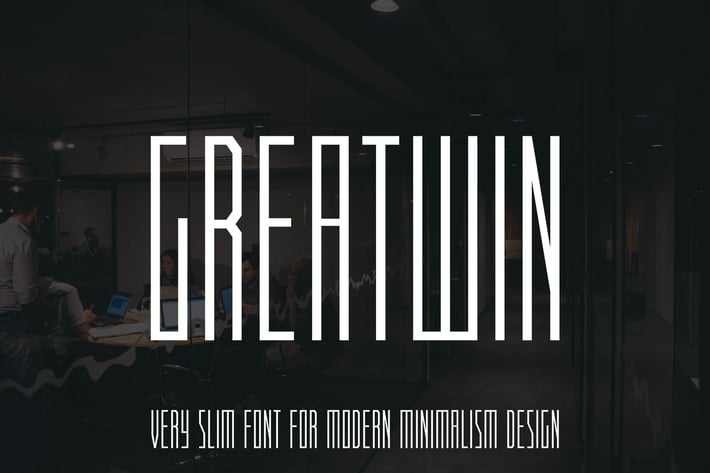 Greatwin Advertisement Font