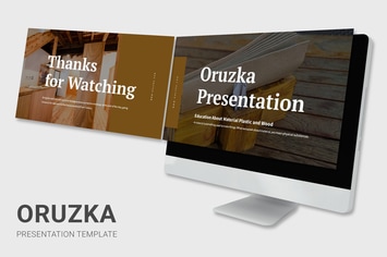 Oruzka - Plastic and Wood Education Powerpoint