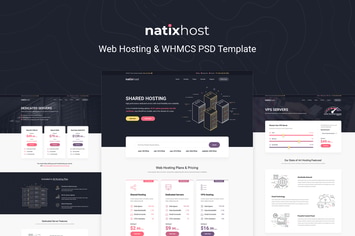NatixHost - WHMCS & Hosting Template