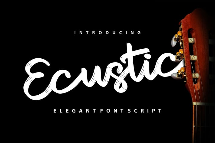 Ecustic | Elegant Script Font