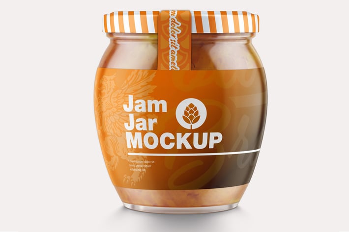 Jam Jar Mockup