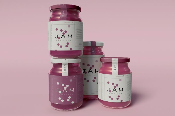 Jam Jar Mockup