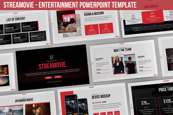 Streamovie - Entertainment Powerpoint Template
